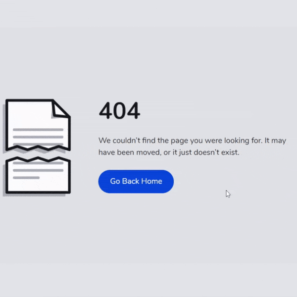 Create an Engaging 404 Not Found Animated Page Using HTML and CSS.gif